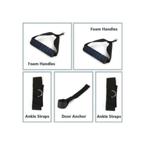 Exercise Resistance Latex Band Yoga Gym Stretch Pull Rope Training 11 PCS/Set