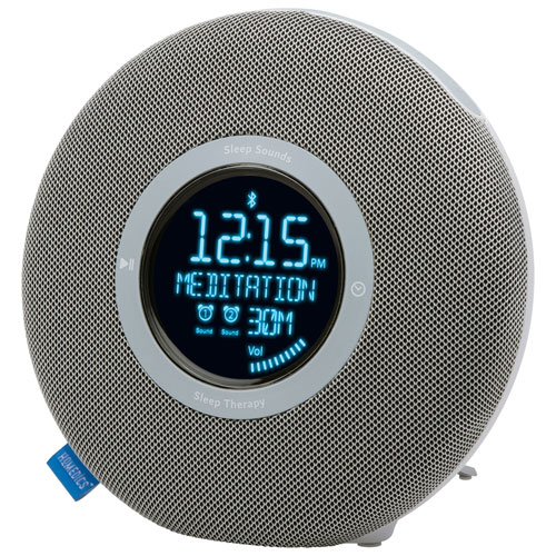HoMedics Deep Sleep Sound Alarm Clock - Grey