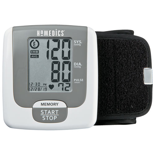 HoMedics Automatic Portable Wrist Blood Pressure Monitor