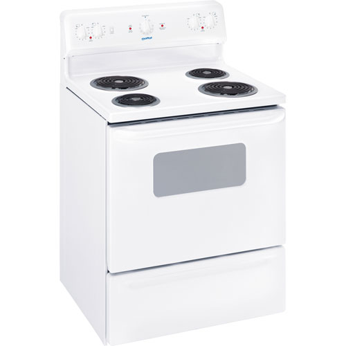 Cuisinière électrique autonome à serpentins 5 pi³ 30 po de Moffat (MCBS523DNWW - Blanc