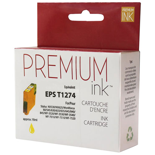 Cartouche d'encre jaune de Premium Ink compatible avec Epson