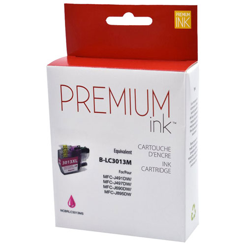 Cartouche d'encre magenta Premium Ink compatible avec Brother