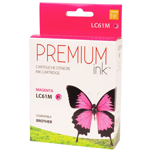 Cartouche d'encre magenta Premium Ink compatible avec Brother