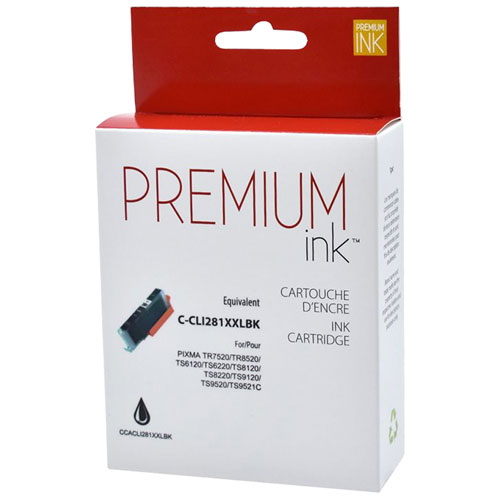 Premium Ink Black Ink Cartridge Compatible with Canon