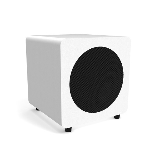 Kanto SUB8VMW 8-inch Sealed 300W Powered Subwoofer, Matte White
