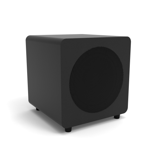 Kanto 300W SUBV8 Subwoofer scellé, Noir mat