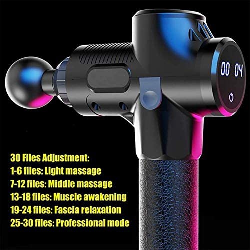 Powerful Massage Gun 6 or 8 Heads 30 Speed, Sound Proof, Brushless, Carry Bag with Warranty.