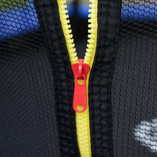 Outsunny – Trampoline d'intérieur avec cadre en filet en acier pour enfants, 55&nbsp;po, 3 à 6 ans, bleu