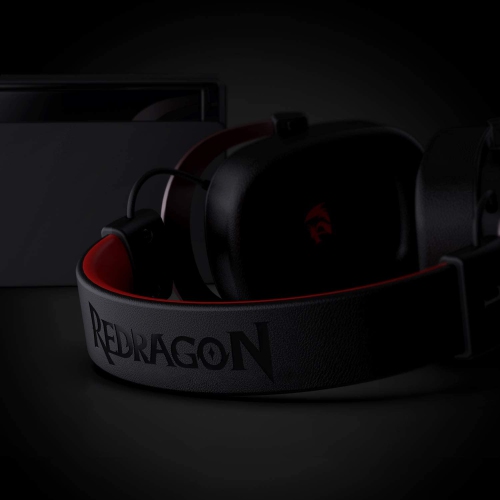 Redragon H510 Zeus Wired Gaming Headset - 7.1 Surround Sound - Memory Foam Ear Pads - 53MM Drivers - Detachable Microphone - Multi Platform Headphone