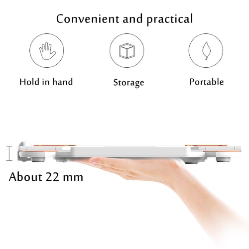 Laptop Stand,Foldable Portable Ventilated Desktop Laptop Holder,Universal Lightweight&Adjustable Ergonomic Tray Mount Compatible with