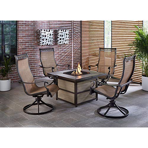 monaco fire pit table and chairs