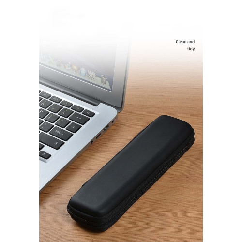 navor 2 Pack Premium PU Leather Holder Case Compatible with iPad Pro Pencil / for Samsung Stylus Pen / for Surface Pen, Black Carrying Bag Sleeve