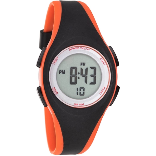 SPORTECH  Simple Children's Digital Camouflage Watch Unisex Multi Sports Outdoor Games Multiple Function Waterproof Night Light Shock Resistant