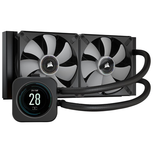 Corsair iCUE H100i Elite 240mm Display Liquid CPU Cooling System