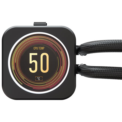 Corsair iCUE H100i Elite 240mm Display Liquid CPU Cooling System