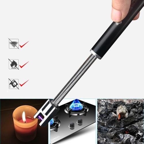Arolly Arc Rechargeable USB Candle Lighter Electric Lighter, Windproof Flexible Neck for Camping Cooking BBQ