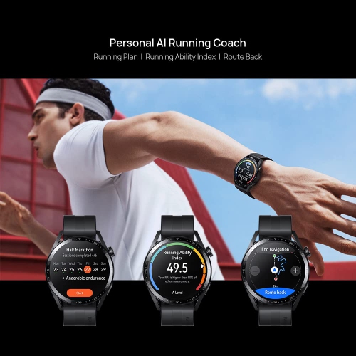 HUAWEI Watch GT 3 46mm Smartwatch - Long Battery, All-Day SpO2