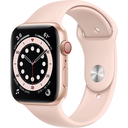 Apple Watch Series 6 (GPS + Cellular) 40mm Aluminum Case With Sport Band -Certified Refurbished
