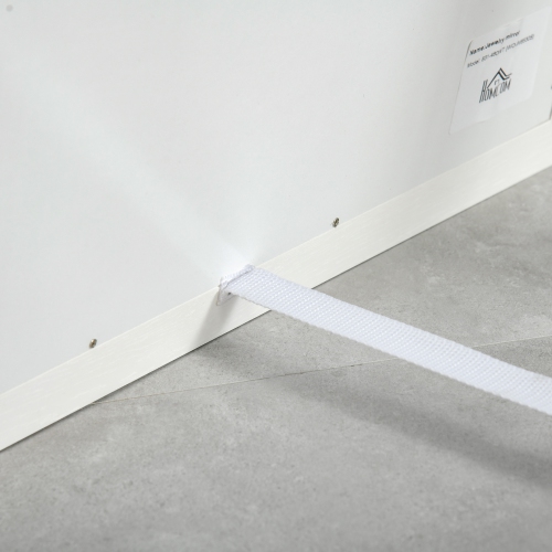 HOMCOM 58" x 20" Full Length Mirror with Frame, Floor Standing Mirror, Rectangular Full Body Mirror for Bedroom, Living Room, White