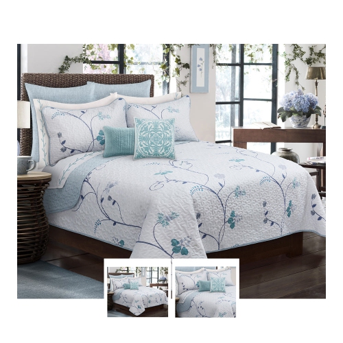 Bebelelo Whisper Microfiber 2PC Twin Quilt Set with Pillow Sham