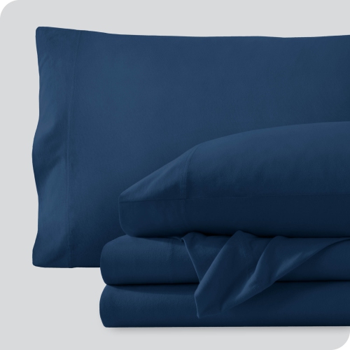 Bare Home 100% Organic Jersey Cotton Sheet Set - Deep Pocket - Lightweight & Breathable - Bedding Sheets & Pillowcases