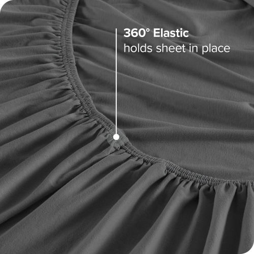 Bare Home 100% Organic Jersey Cotton Sheet Set - Deep Pocket - Lightweight & Breathable - Bedding Sheets & Pillowcases