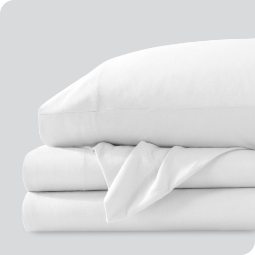 Bare Home 100% Organic Jersey Cotton Sheet Set - Deep Pocket - Lightweight & Breathable - Bedding Sheets & Pillowcases