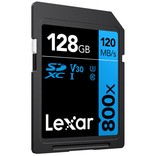 Lexar 800x 128GB 120MB/s Class 10 SDXC Memory Card