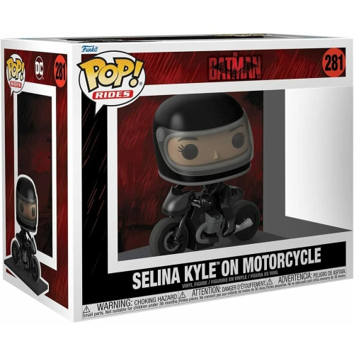 FUNKO  Pop Rides Deluxe: The Batman - Selina Kyle On Motorcycle Best funko toy