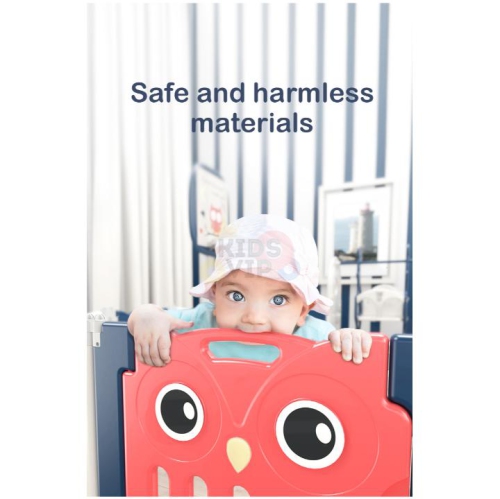 KidsVIP Baby Playpen, Kids 16 Panel Foldable Activity Center Portable Play Yard Baby Gates Infant Safety Fence Enclosure for Indoor/ Outdoor w/