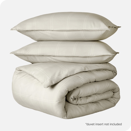 Bare Home Duvet Cover and Sham Set - Premium 1800 Ultra-Soft Brushed Microfiber - Hypoallergenic, Easy Care, Wrinkle Resistant