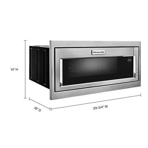 KitchenAid Built-In Microwave - 1.10 Cu. Ft. - Stainless Steel