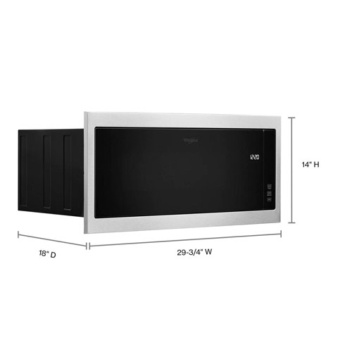 Whirlpool Built-In Microwave - 1.10 Cu. Ft. - Stainless Steel