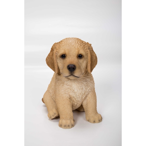 Hi-Line Gift Ltd Sitting Golden Retriever Puppy Garden Statue