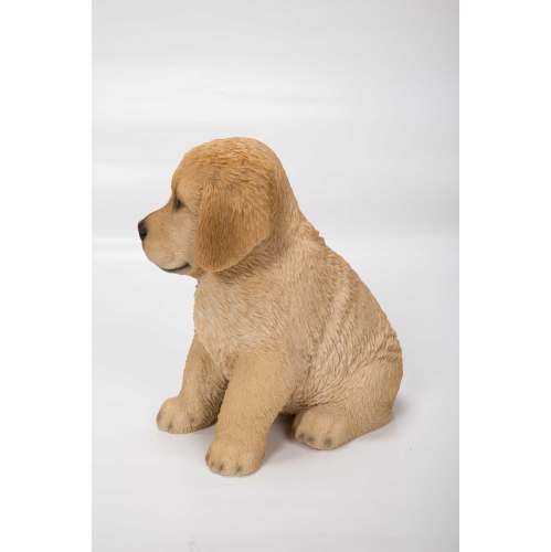 Hi-Line Gift Ltd Sitting Golden Retriever Puppy Garden Statue