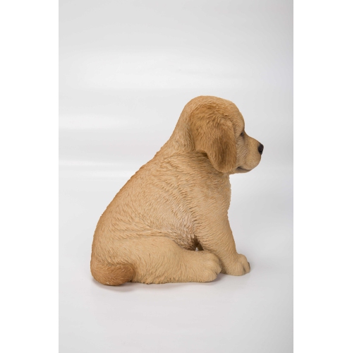 Hi-Line Gift Ltd Sitting Golden Retriever Puppy Garden Statue