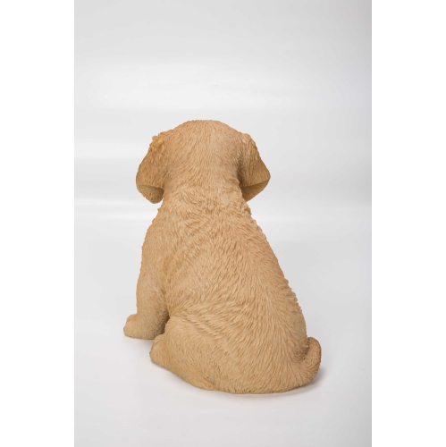 Hi-Line Gift Ltd Sitting Golden Retriever Puppy Garden Statue