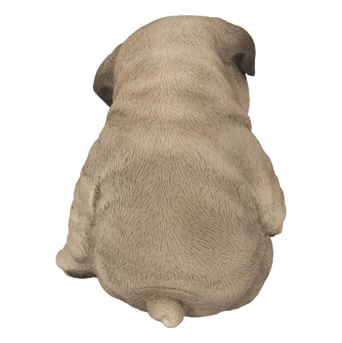 Hi-Line Gift Ltd Sleepy Pug Puppy Garden Statue Sitting