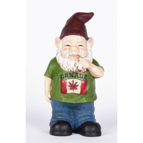 HI-LINE GIFT LTD  Canadian Gnome Smoking (Hi-Line Exclusive)