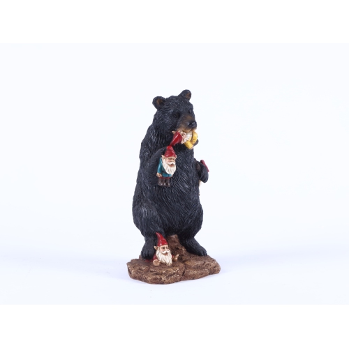 HI-LINE GIFT LTD  Gnomes In Trouble With Bear(Hi-Line Exclusive)
