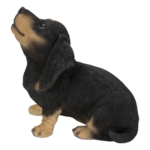 HI-LINE GIFT LTD  Howling Dachshund Puppy Garden Statue