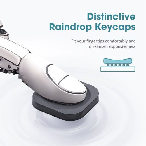 Ensemble clavier et souris sans fil ultramince de 2,4 GHz de Vicks_Noir