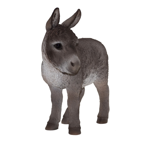 Hi-Line Gift Ltd Standing Donkey Looking Left Garden Statue