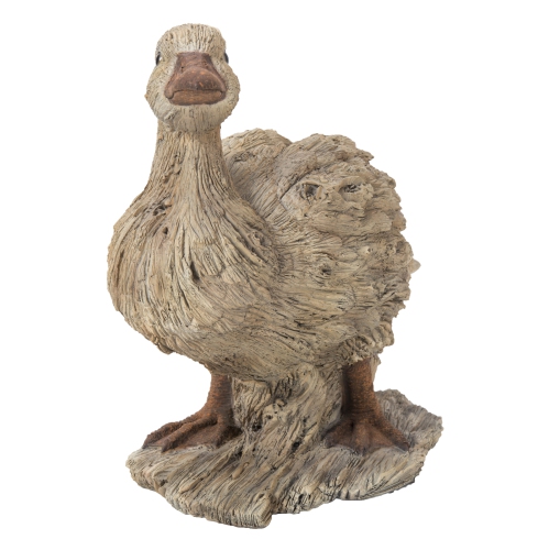 Hi-Line Gift Ltd Duck Driftwood Look