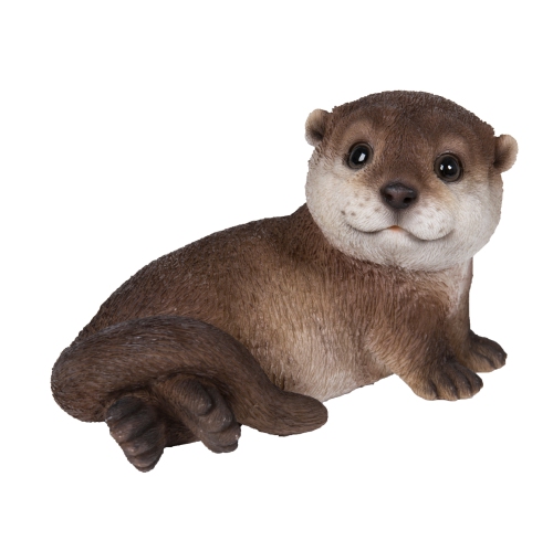 HI-LINE GIFT LTD  Otter Laying Back Garden Statue