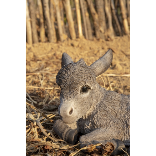 Hi-Line Gift Ltd Medium Donkey Foal Lying Down