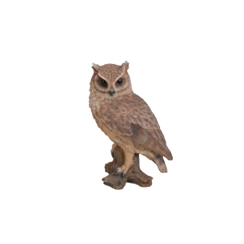 Hi-Line Gift Ltd Small Screech Owl On Stump