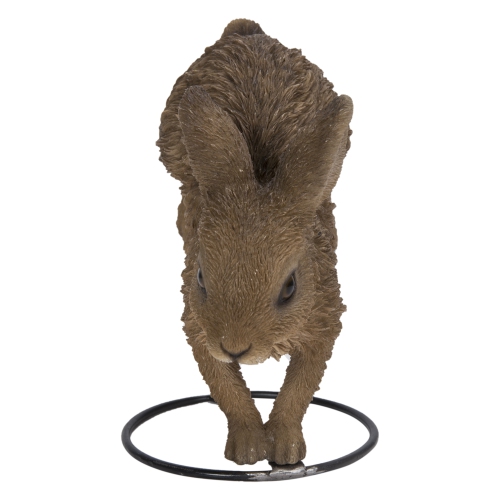 HI-LINE GIFT LTD  Hare Cub Running Garden Statue