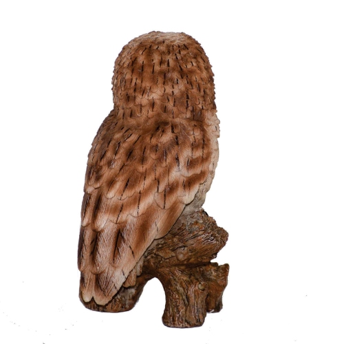 Hi-Line Gift Ltd Small Tawny Owl On Stump
