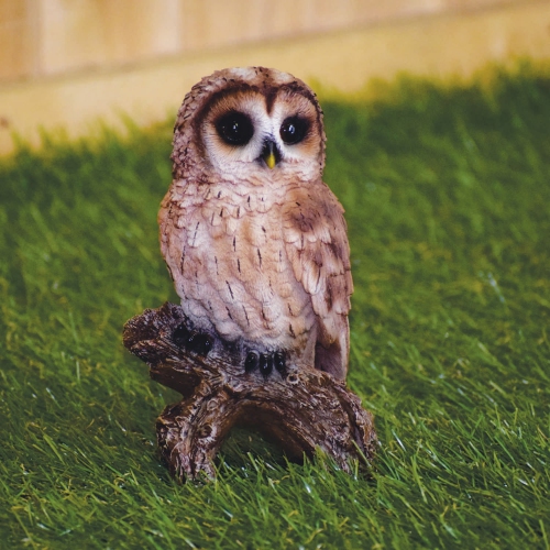 Hi-Line Gift Ltd Small Tawny Owl On Stump
